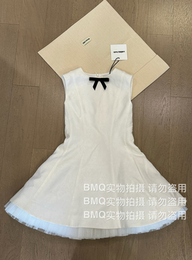 BMQ 玳购级 高阶版】2024春夏新款设计感蓬蓬无袖连衣裙SHUSHUTON