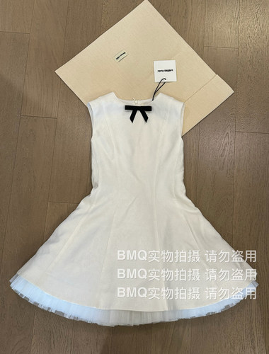 BMQ 玳购级 高阶版】2024春夏新款设计感蓬蓬无袖连衣裙SHUSHUTON