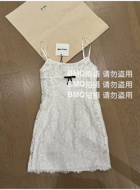 BMQ 玳购级】SHUSHUTON2024春夏优雅气质时尚蕾丝吊带连衣裙