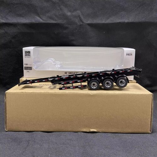 DM 40' Skeletal Trailer骨骼拖车DM模型91024 1:50