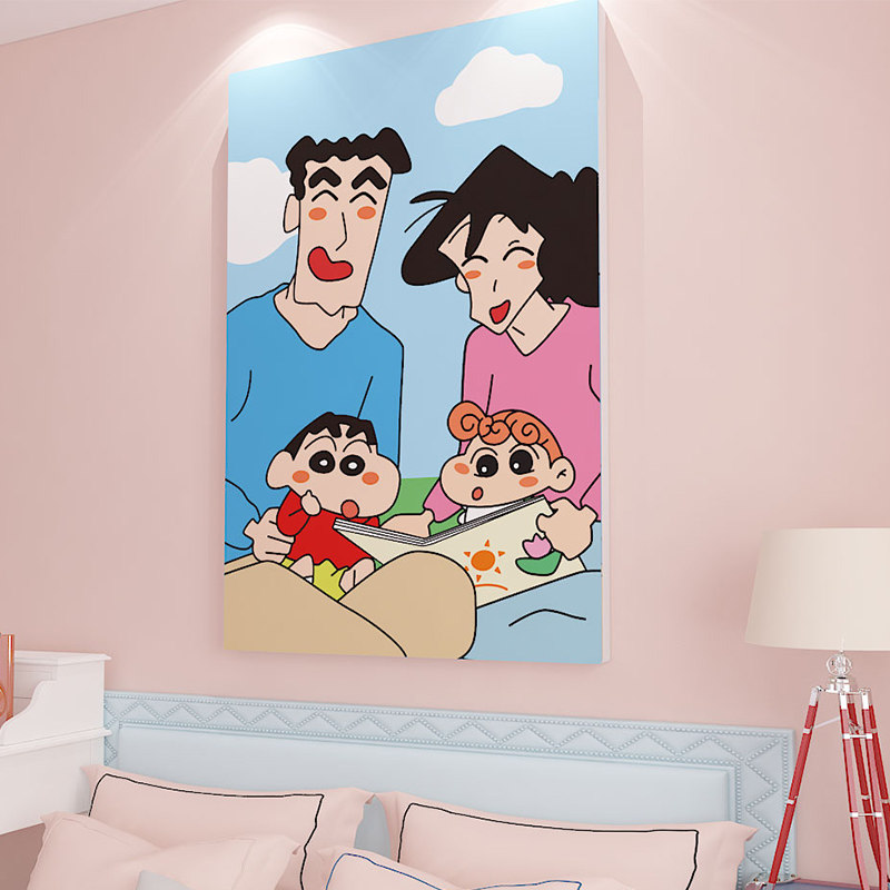 客厅卧室蜡笔小新墙贴画