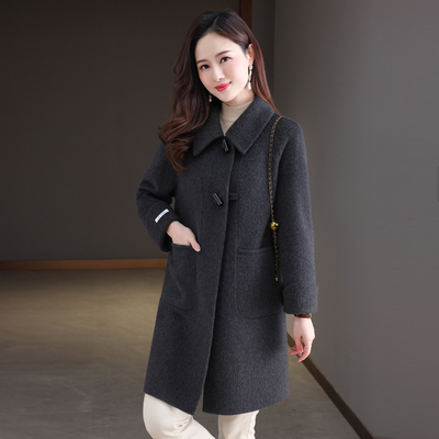 长毛高级感双面羊绒大衣