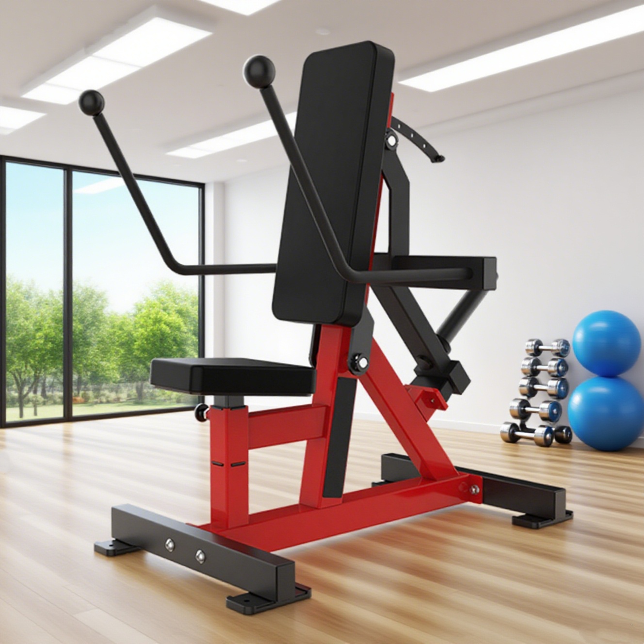 海锐健身器材三头下压三头肌训练