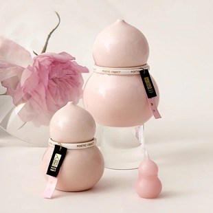 入诗福禄香薰蜡烛铃兰香氛礼盒淡香新年礼物闺蜜伴手礼葫芦摆件