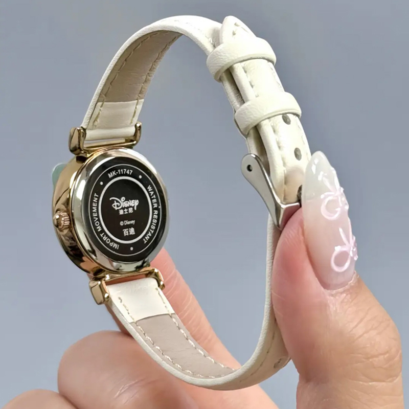 Disney迪士尼手表女款小众优雅中古石英腕表情人节送女生生日礼物