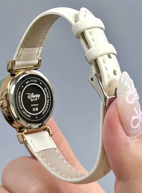 Disney迪士尼手表女款小众优雅中古石英腕表情人节送女生生日礼物