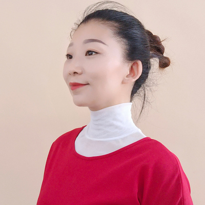 春夏秋季韩国打底网纱围脖假领子