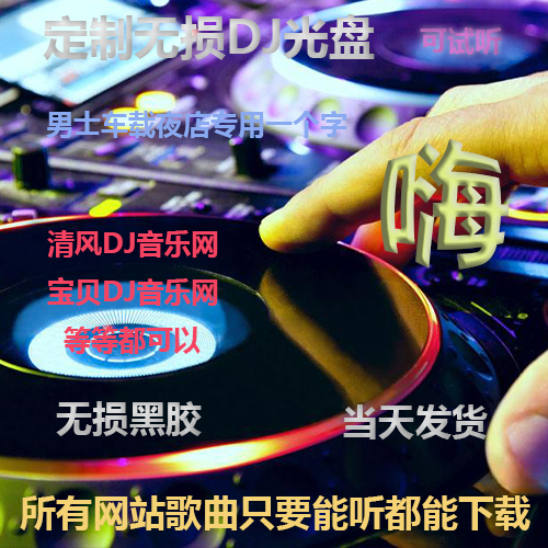 汽车载cd清风dj中文流行夜店舞曲碟片重低音劲爆无损黑胶光盘定制