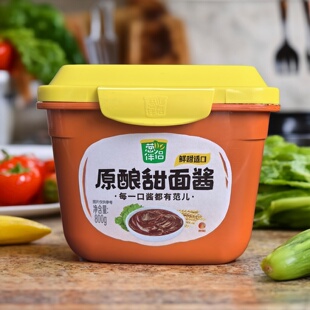 欣和葱伴侣6月香甜面酱800g盒烤鸭炸酱面商用手抓饼煎饼拌面蘸酱