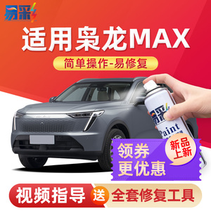 哈弗枭龙max补漆笔改装配件专用揽月白玄夜黑原厂车漆修复自喷漆
