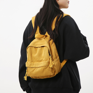 原创小众设计帆布旅行迷你背包女大学生文艺学院风双肩包男小背包