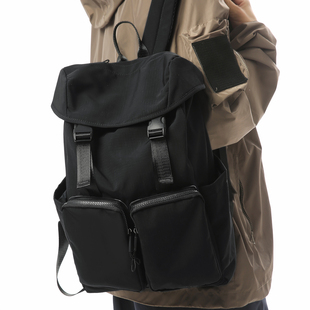 户外机能风双肩包男士大容量防水旅行运动背包女大学生电脑包书包