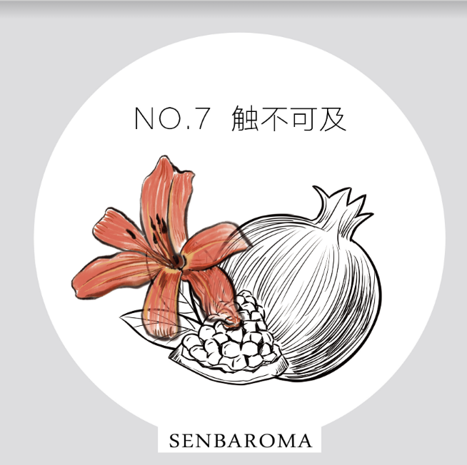 ｛触不可及｝No.7 黑石榴 致敬系列 精油香水喷雾/森白与皂
