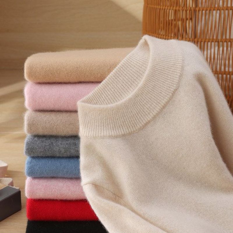 秋冬羊毛衫男女童半高领套头宝宝