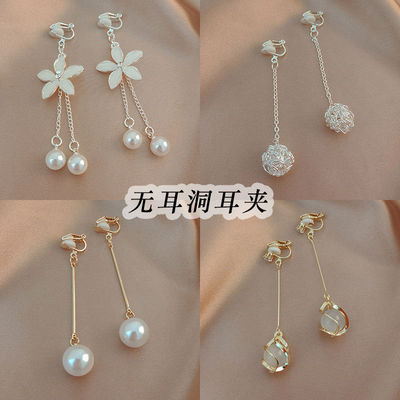 高级感耳夹无耳洞女显瘦耳环气质