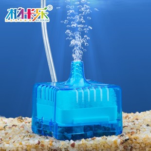 高效过滤迷你水妖精气动式生化过滤器吸便器 陶瓷 圆形鱼缸过滤器