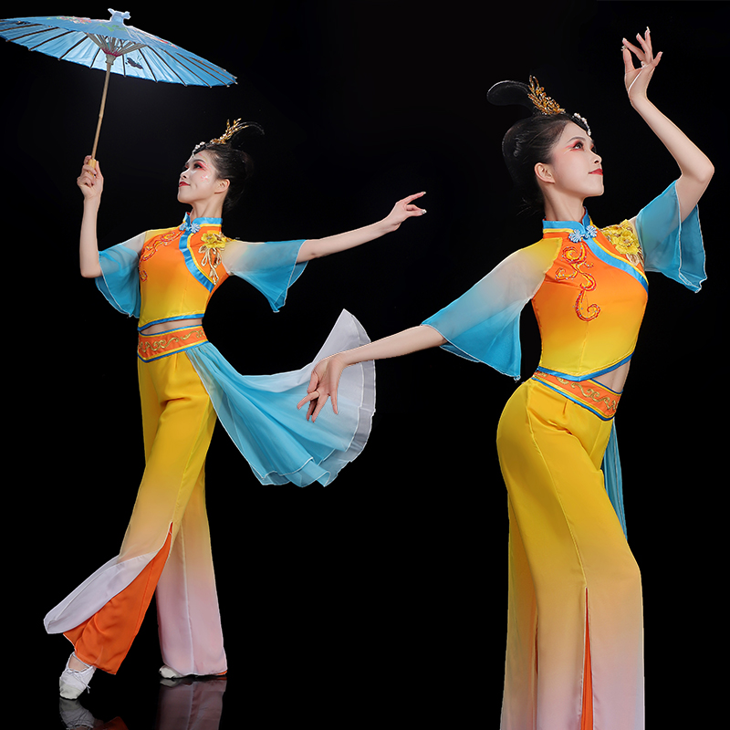 古典舞演出服女飘逸中国风