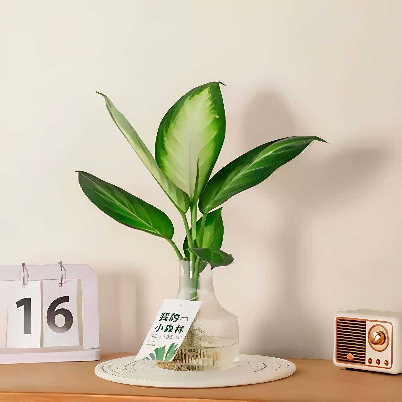 水培植物玛丽安月光万年青客厅