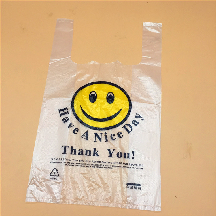 加厚透明笑脸塑料袋 食品袋超市购物袋手提袋外卖打包袋背心袋在类目 办公设备/耗材/相关服务, 包装设备/标牌及耗材, 礼品袋/塑料袋中 - 来自Buy2taobao.com提供专业的淘宝代购服务
