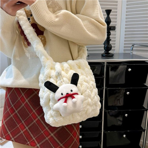 手工diy毛线包包材料包成品