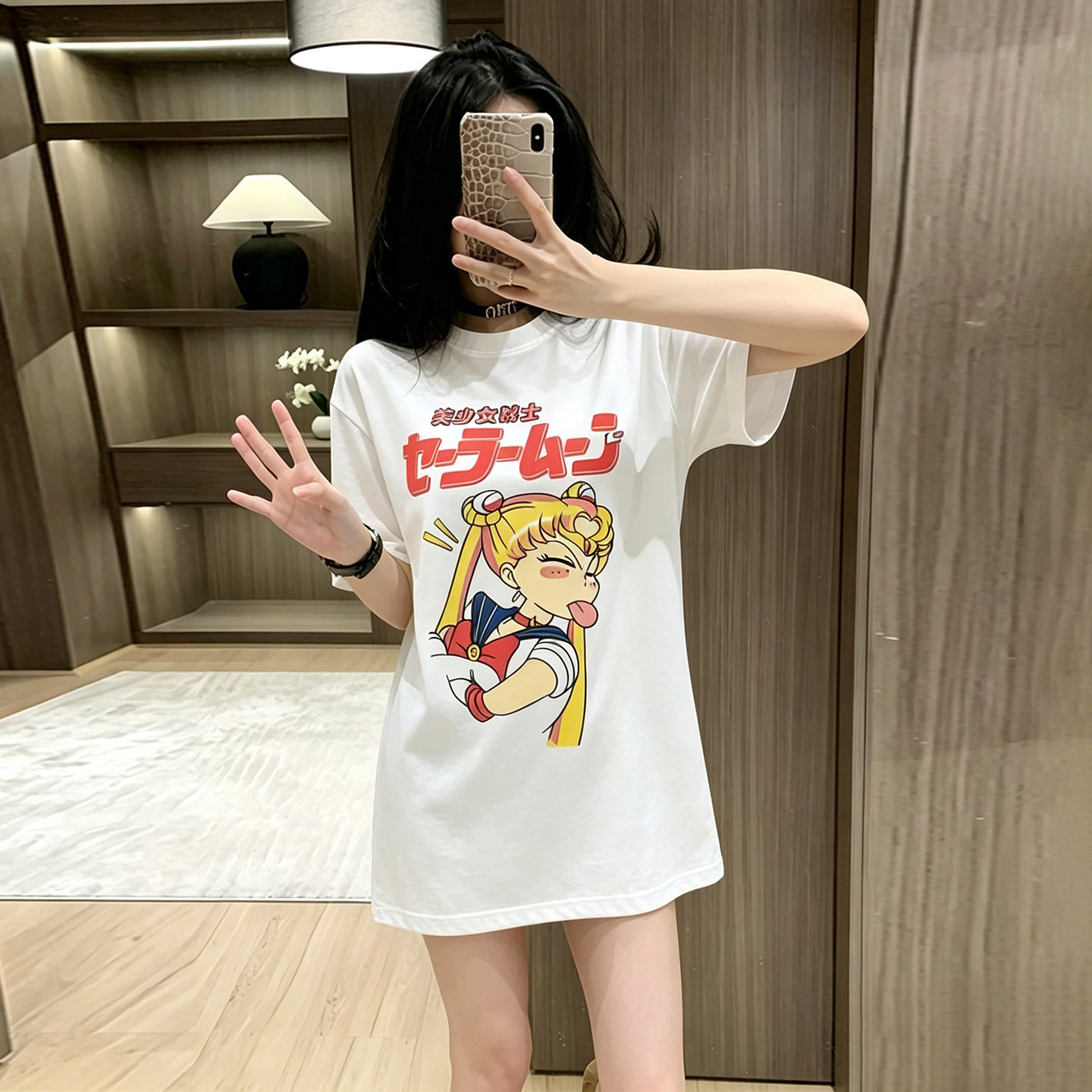 甜美可爱卡通印花短袖T恤女夏季欧货慵懒风宽松显瘦大码半袖上衣