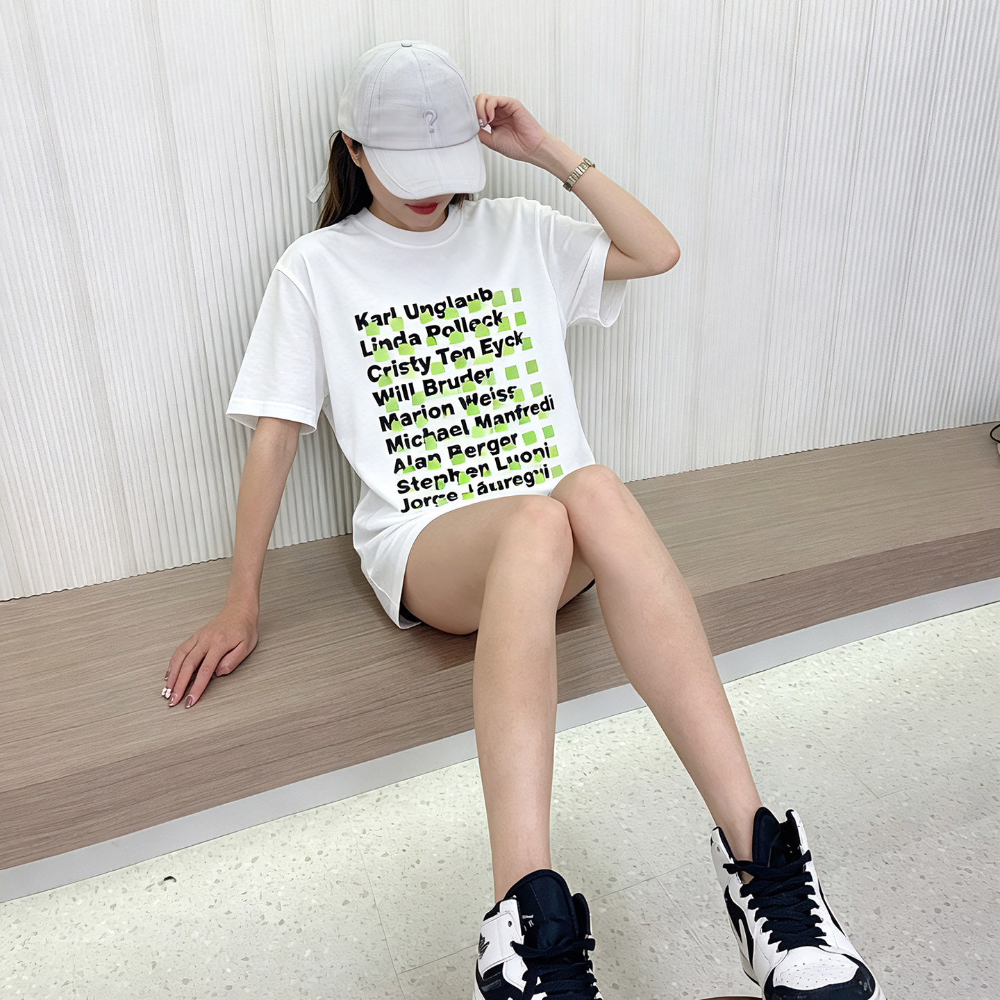 美式白色短袖t恤女夏宽松中长款显瘦百搭设计感小众慵懒风上衣潮