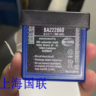 行车盾构机拼装机双轨梁遥控器电池BA222060 FUB3A 6V 800mah