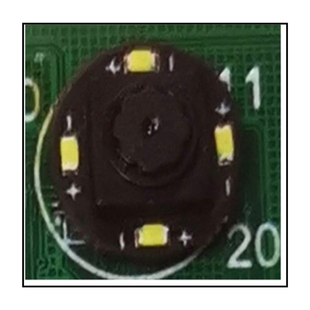 GC0308带LED灯适合内窥医疗摄像头模组30万像素DVP接口PCB结构