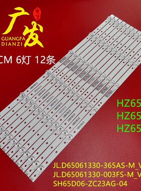 适用松下TH-65FX500C海信HZ65A57 HZ65A65E灯条LB65073 V0 SS-L