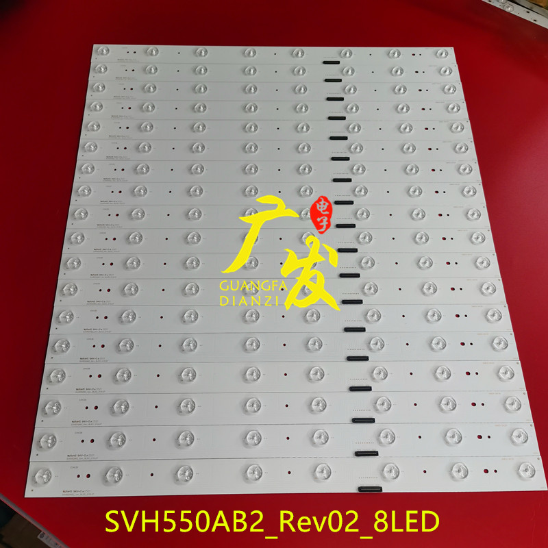 适用海信LED55XT900X3DU灯条SVH550AB2_Rev02_8LED屏HD550FUD-B31 电子元器件市场 显示屏/LCD液晶屏/LED屏/TFT屏 原图主图