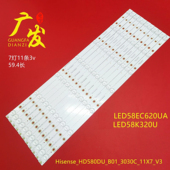 适用海信LED58K320U灯条Hisense_HD580DU_B01_3030C_11X7_V3液晶
