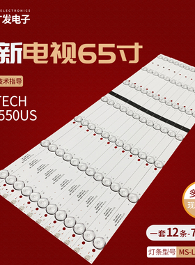 适用SKYTECH ST-6550US电视背光灯条MS-L2819 V1灯条电视机LED灯
