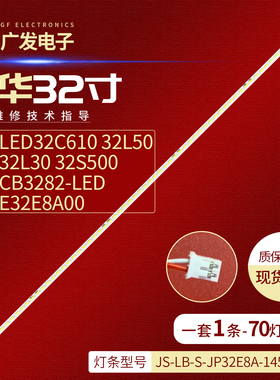 适用E32E8A00灯条JS-LB-S-JP32E8A-145A20A HV320WX2-201背光40CM