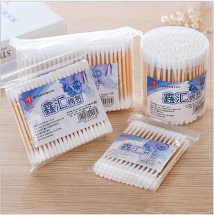 双头一次性木棒棉签卸妆化妆清洁卫生棉签棒家居用品掏耳朵棉棒