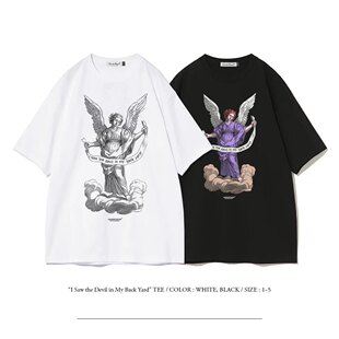 新款 短袖 T恤T shir UC天使翅膀女神魔鬼日潮undercover全棉tee男士