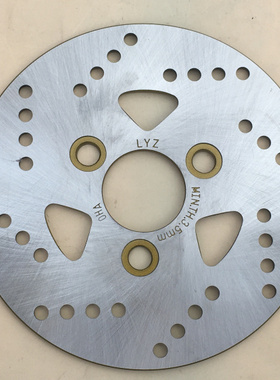 适配豪爵VF100E/HJ100T-8CE/VS/HJ125T-22/A踏板车前刹车盘碟刹盘