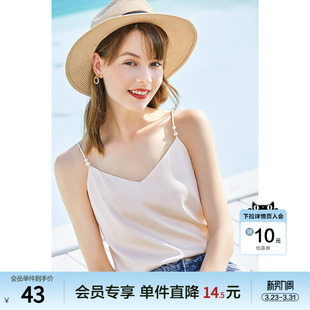 新款 别致上衣2024年夏季 短款 Betu百图吊带背心女打底内搭外穿无袖
