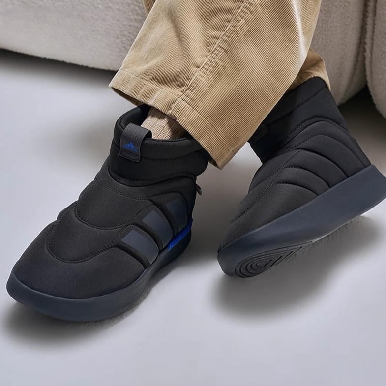 Adidas男女保暖防滑高帮休闲棉鞋