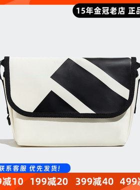 Adidas阿迪达斯男女包斜挎包大logo邮差包大容量运动单肩包JP0419