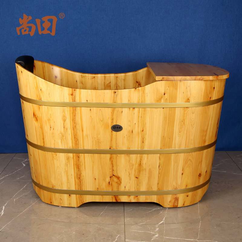 尚田香柏木成人沐浴桶实木浴缸