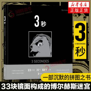 3秒 罪案侦探悬疑推理图像小说漫画绘本 33块镜面构成的博尔赫斯迷宫 马克安托万马修 长镜头分镜小说正版书籍排行榜