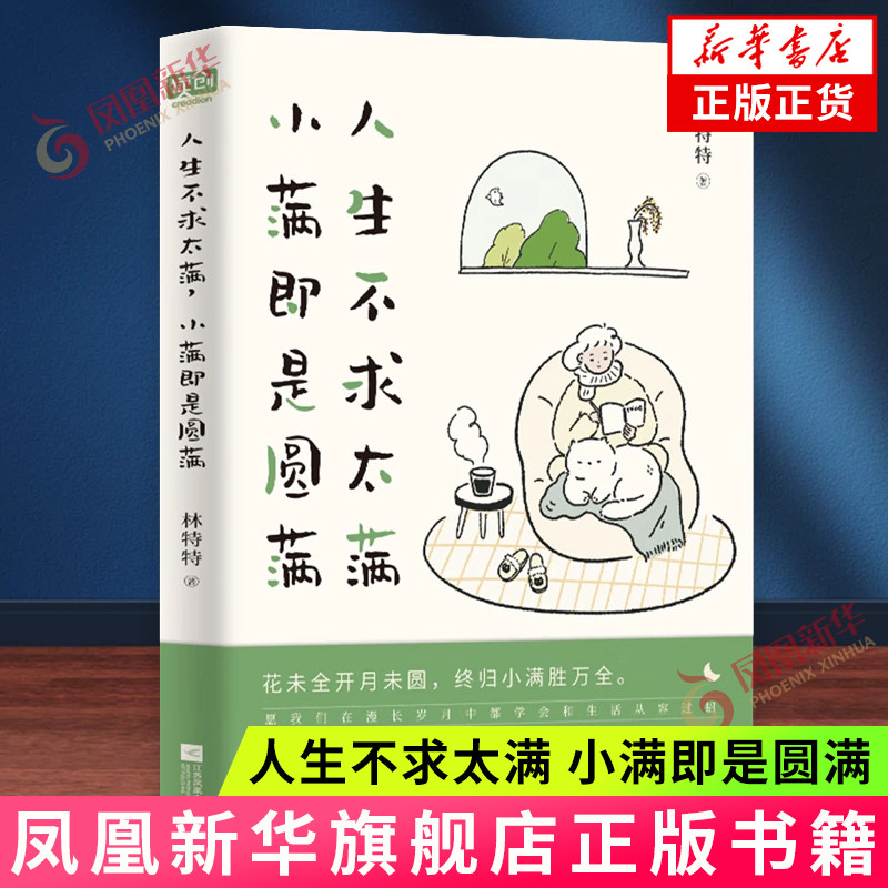 人生不求太满.小满即是圆满 林特特 情绪稳定不内耗 人生是一场逐渐接受自己不完美的过程 中国当代文学散文随笔 新华正版