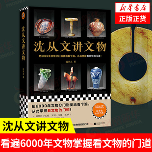 凤凰新华书店旗舰店 沈从文讲文物 正版 分门别类看遍6000年文物掌握看文物 书籍 门道近200张文物图鉴赏 沈从文后半生心血之作