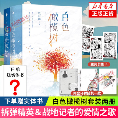 现货随书赠彩贺卡白色橄榄树