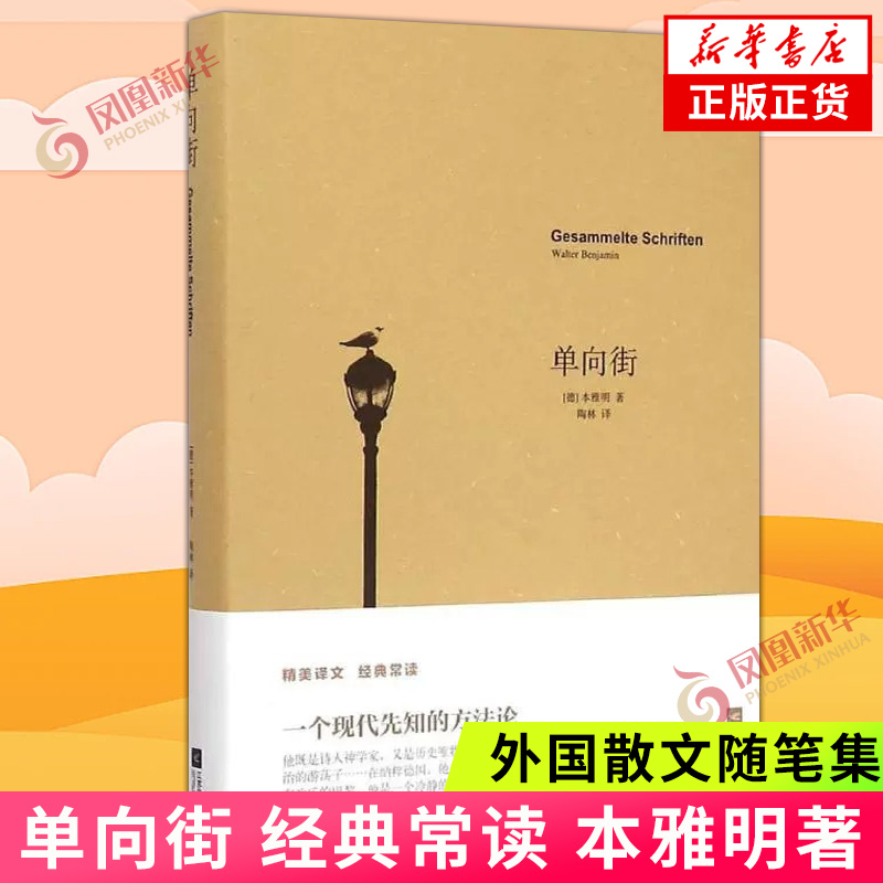 单向街 经典常读 本雅明著 以多幅西方艺术史上具有思想和哲学韵味的插图与文字相映成趣构成本雅明文化空间哲理随笔 外国散文随笔