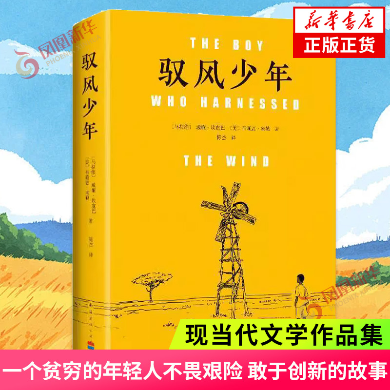 驭风少年 威廉 坎宽巴 布赖恩 米勒著 一个贫穷的年轻人不畏艰险 敢于创新的故事 外国小说 南海出版公司 凤凰新华书店 正版书籍