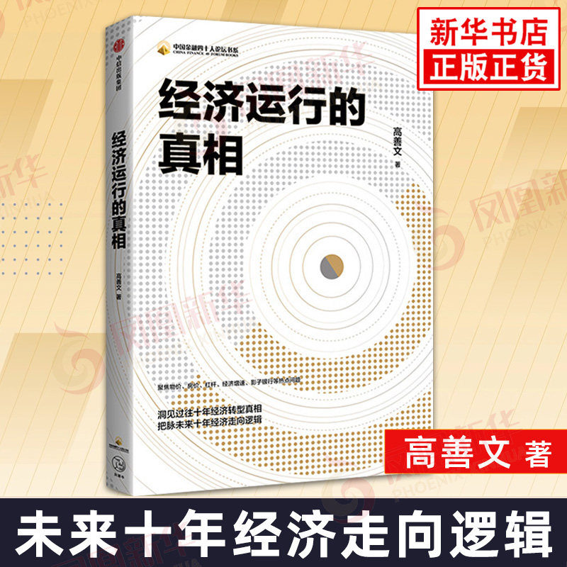 经济运行的真相 高善文 经济运行的逻辑资本市场备受关注的经济学家聚焦经济增速等6大经济热点 洞见过往十年转型真相正版书籍 - 实物图