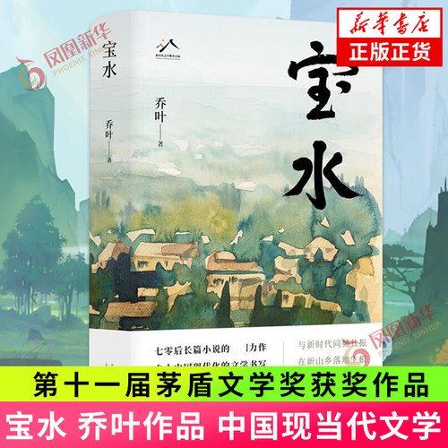 现货速发 宝水 乔叶 第十一届茅盾文学奖获奖作品 乡土中国现代化的文学书 现当代文学 北京十月文艺出版社 凤凰新华书店 正版书籍