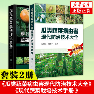 绿色蔬菜无土栽培 2册 蔬菜育苗技术 现代蔬菜栽培技术手册 蔬菜栽培病虫害防治方法图书籍 瓜类蔬菜病虫害现代防治技术大全