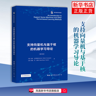 支持向量机与基于核的机器学习导论(英文版) 内洛 克里斯蒂安尼尼 著 机器学习方法论 核函数 泛化理论 优化理论等 新华正版书籍